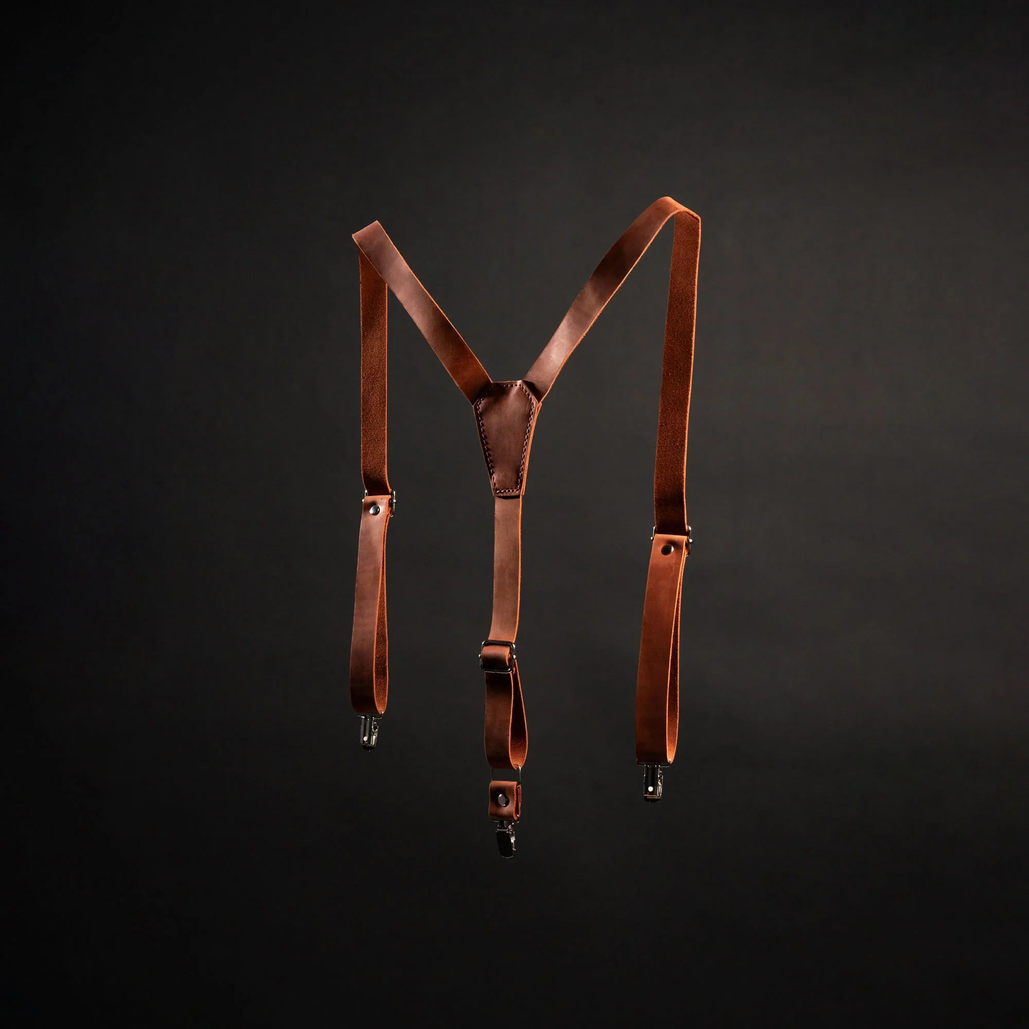 Підтяжки Y-типу зі шкіри Crazy Horse