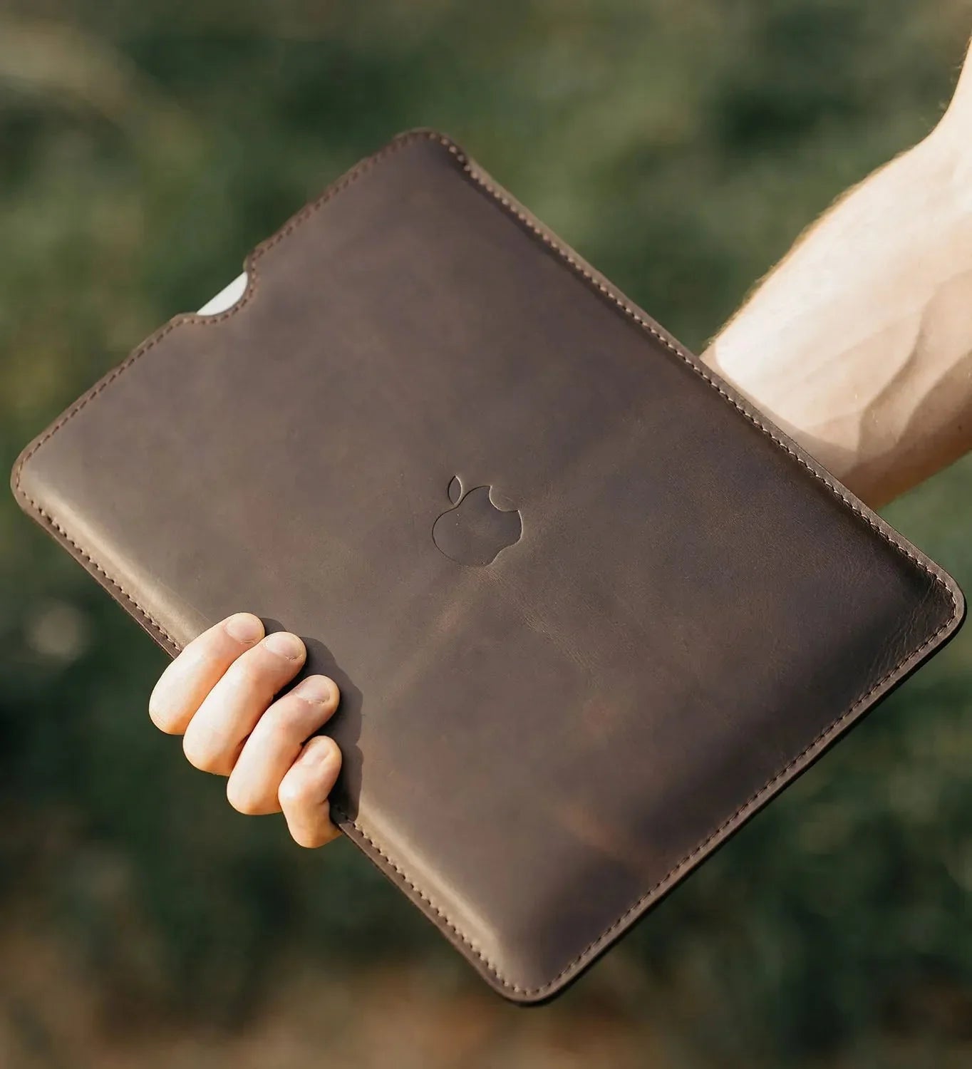 Чохол Flatcase для iPad | Шкіра Crazy Horse та вовняна підкладка