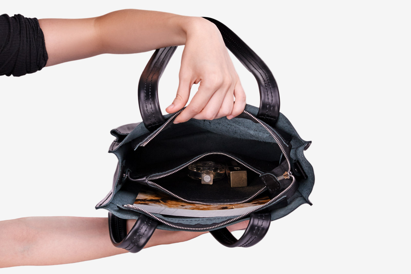 Жіноча сумка-тоут з гладкої шкіри | Noble