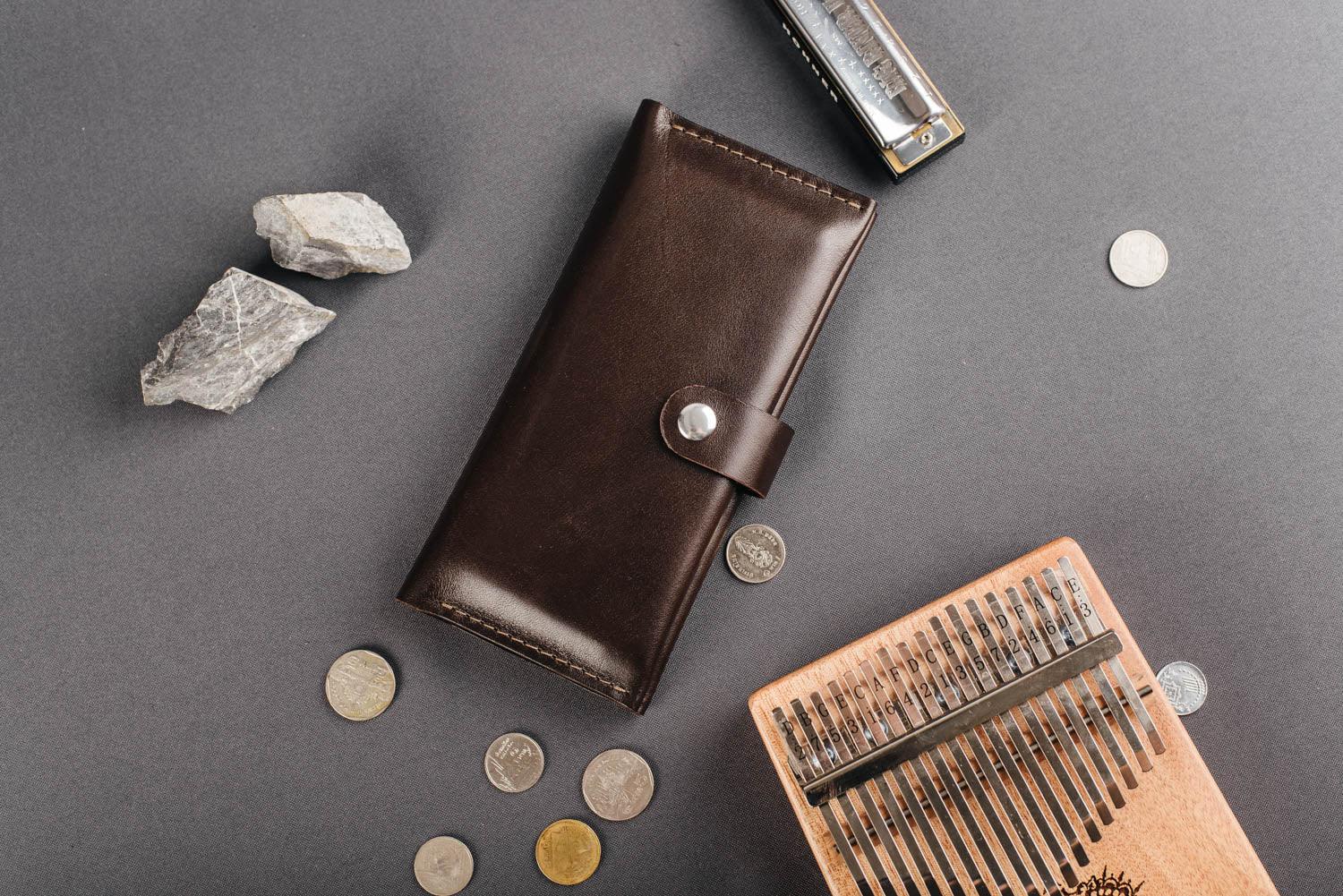 Шкіряний портмоне з монетницею | Rotterdam
