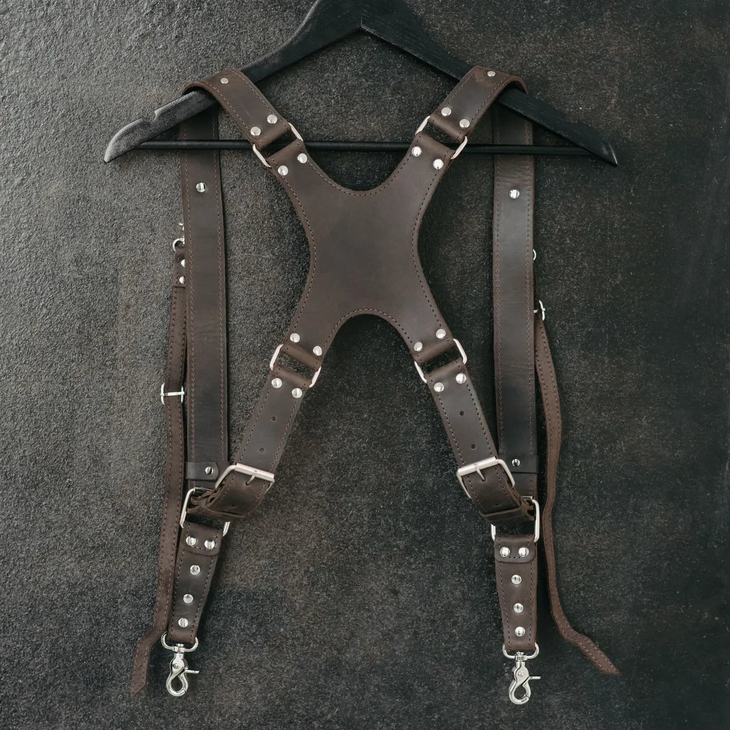 Ремінь для двох камеризі шкіри Crazy Horse | Нанесемо ваш логотип