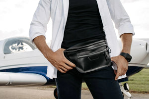 Leather BumBag | Black - Skin and Skin