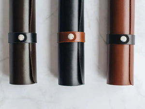 Leather Deskpad | Smooth | Cognac - Skin and Skin