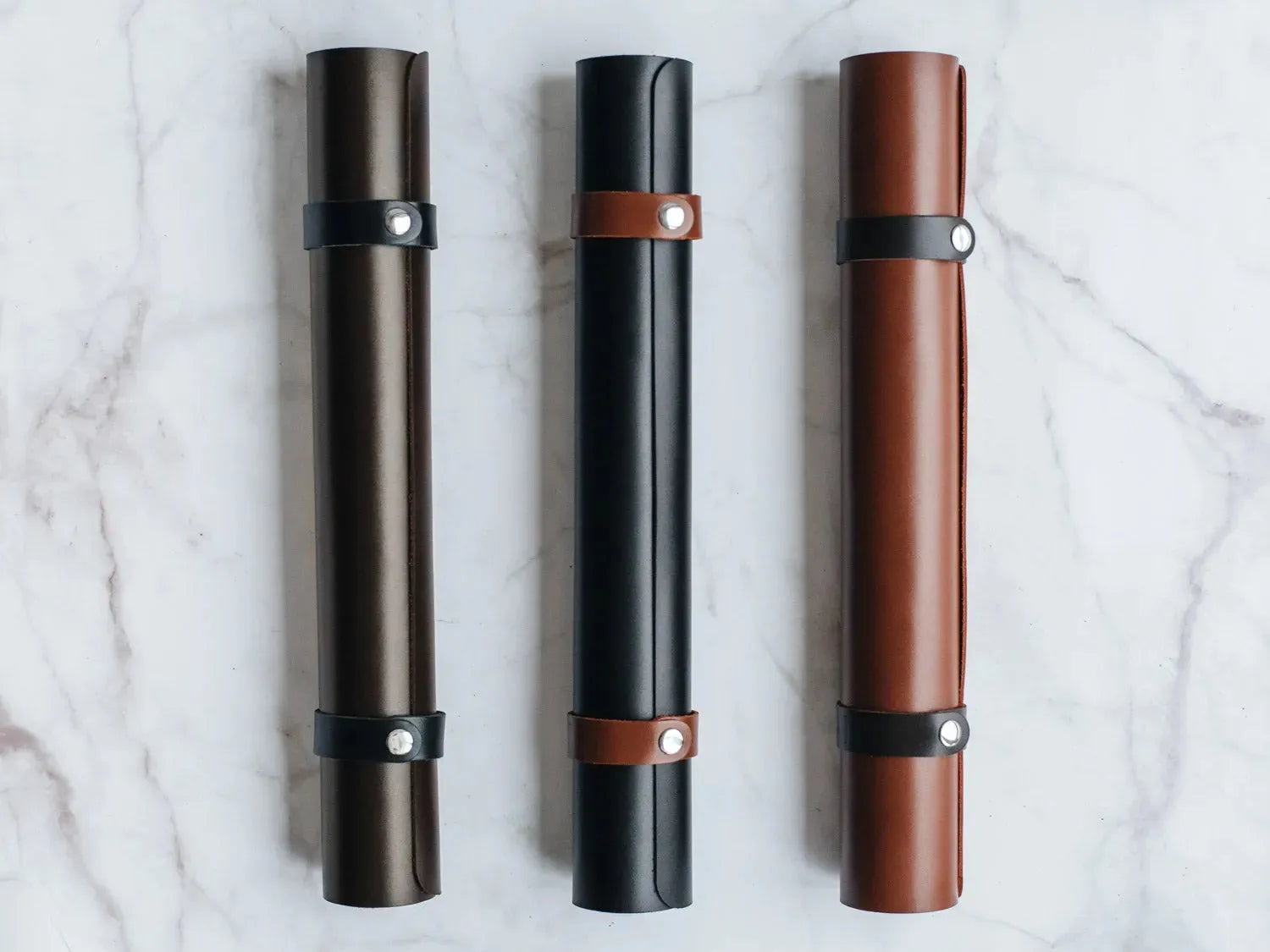 Leather Deskpad | Smooth | Cognac - Skin and Skin