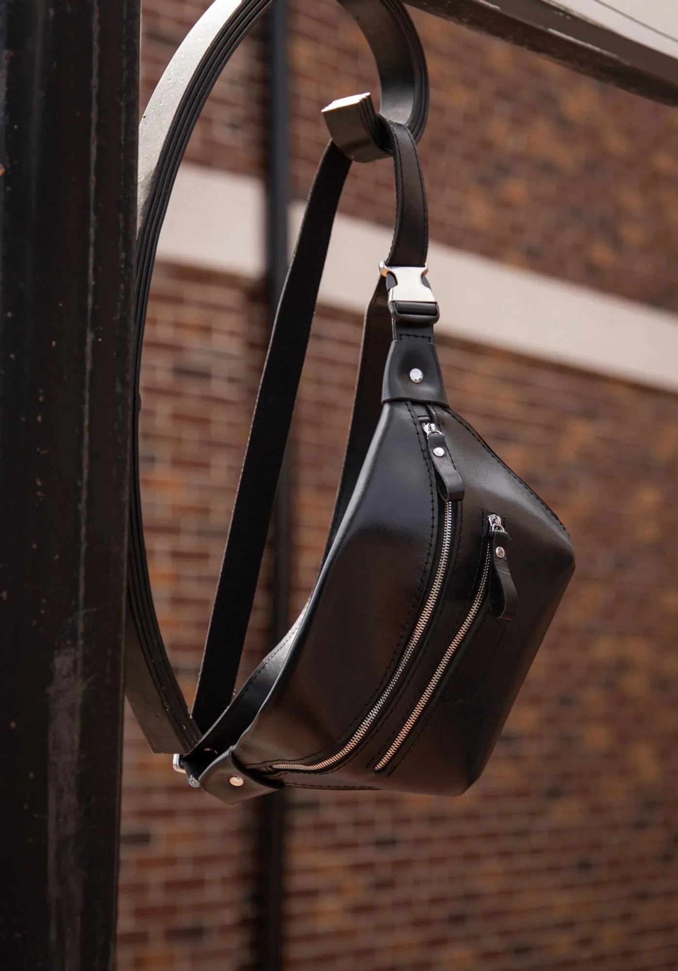 Leather BumBag | Black - Skin and Skin