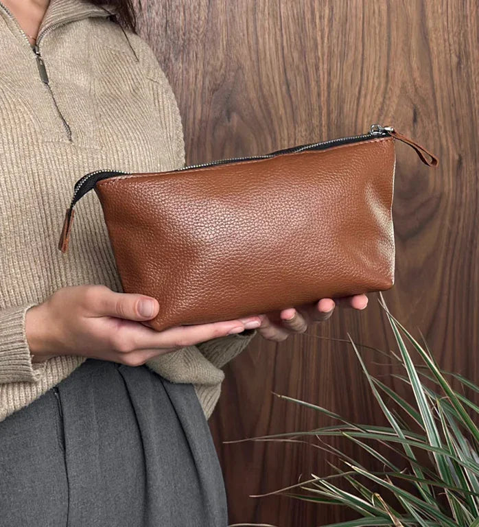 Косметичка Allure із зернистої шкіри