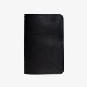 Distressed Leather Notebook cover A6, A5, B5, B6, A4 | Black - Skin and Skin