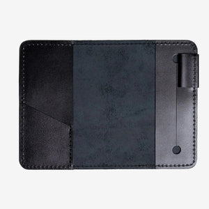 Leather Notebook cover A6, A5, B5, B6, A4 | Black - Skin and Skin