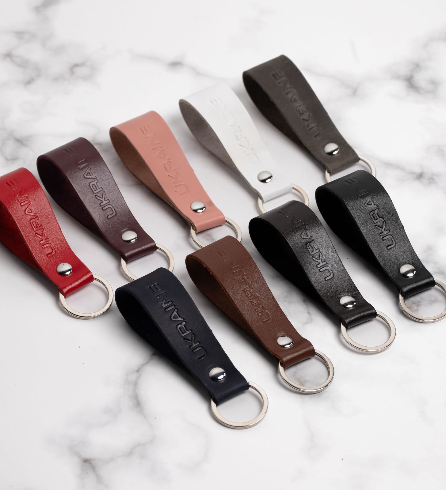 Шкіряний брелок для ключів