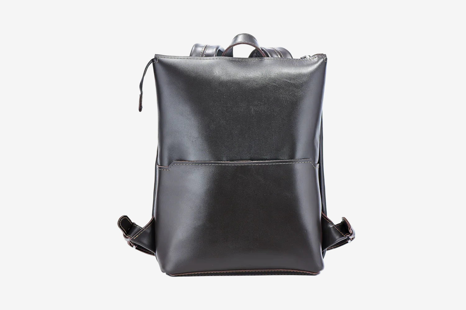 Шкіряний мінімалістичний рюкзак Flatrock